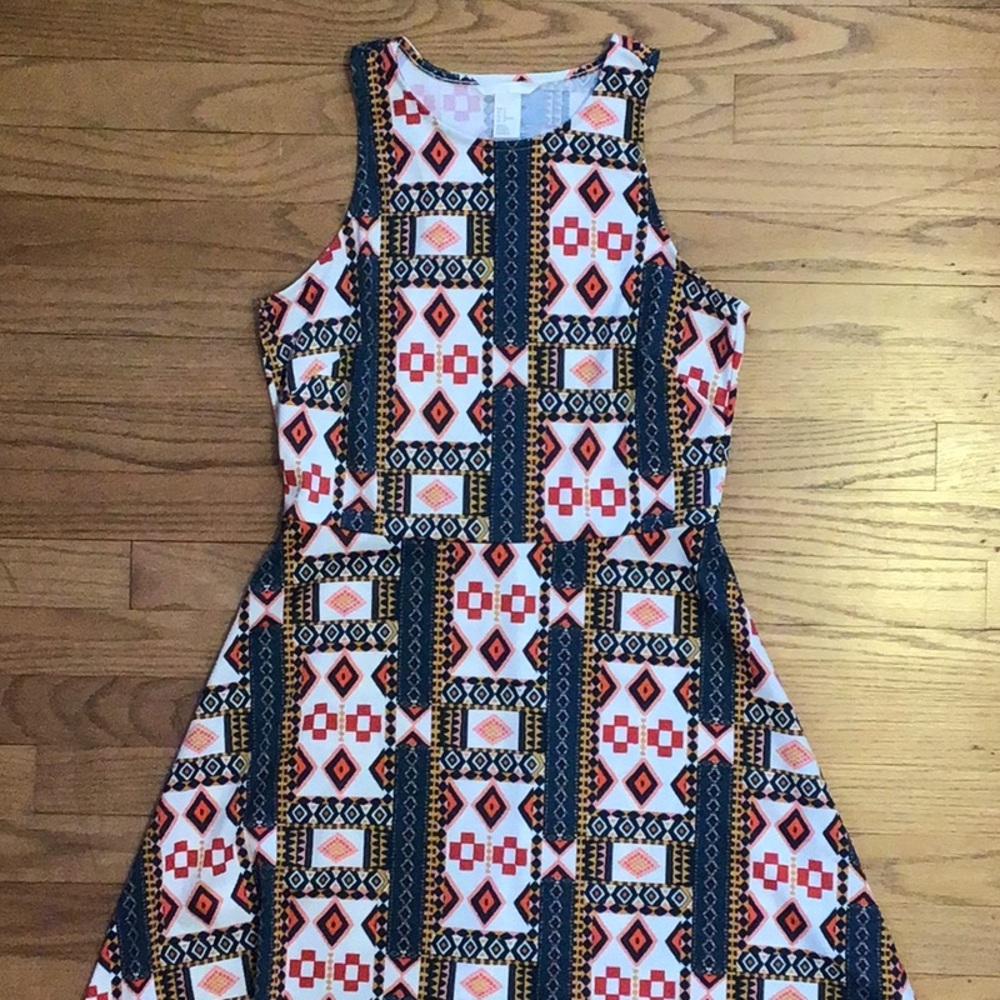 H&M Geometric Print Dress